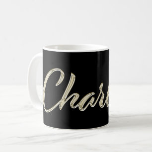 Charlotte white Handwriting Tasse Kaffeetasse Coffee Mug