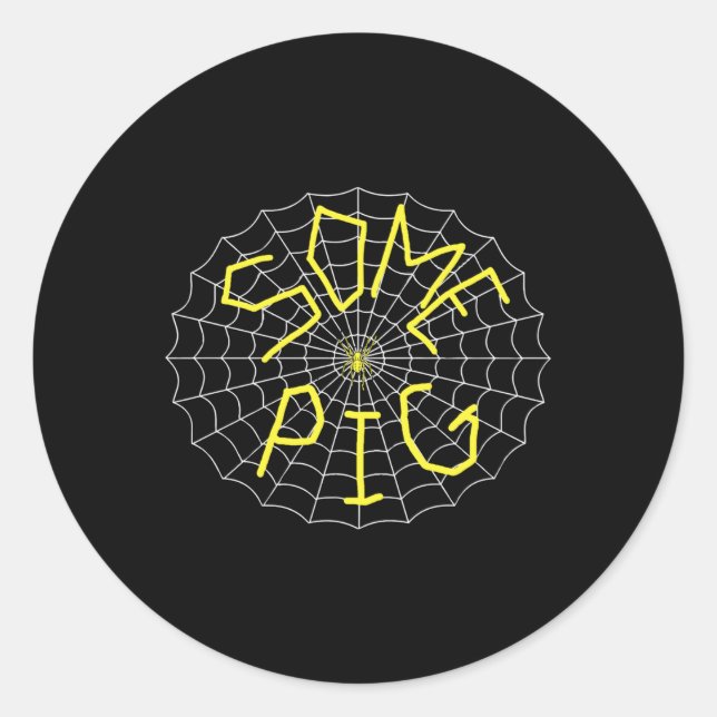 Charlottes Some G Sder Web T Shirt  Classic Round Sticker (Front)