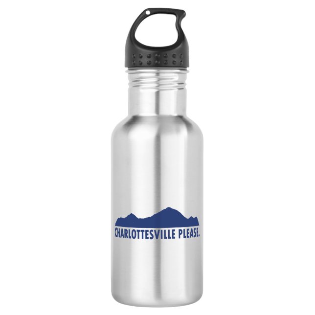 Charlottesville Please 532 Ml Water Bottle (Front)