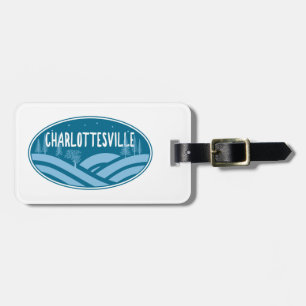 Charlottesville Virginia Outdoors Luggage Tag