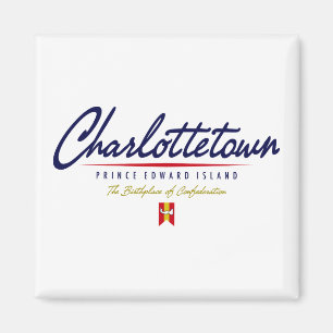 Charlottetown Script Magnet