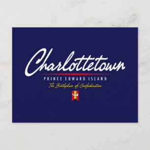 Charlottetown Script Postcard