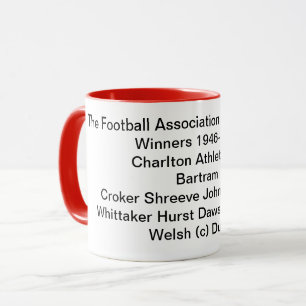 Charlton Athletic FA Cup winners mug 1947