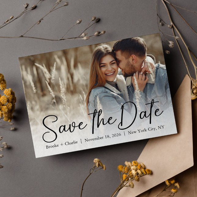 Charm and Modern Photo Save The Date (Creator Uploaded)
