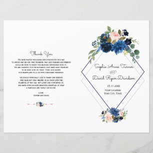 Charm Blue Blush Floral Blue Diamond Program
