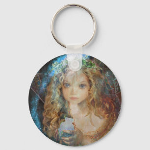 Charm - Fairy Angel with Fairy Dust Blessings Key Ring
