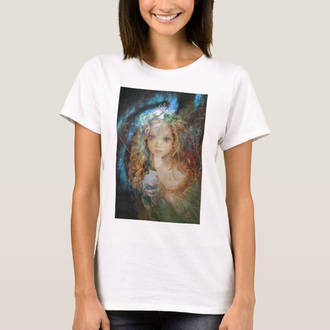 Charm - Fairy Angel with Fairy Dust Blessings T-Shirt (Front)