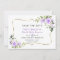Charm Lavender Flowers Gold Frame Wedding