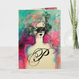 CHARM MONOGRAM / Happy Birthday Card