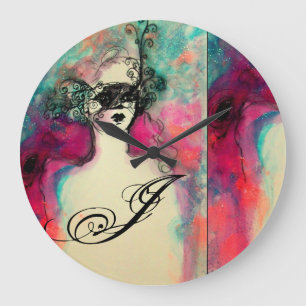 CHARM MONOGRAM LARGE CLOCK