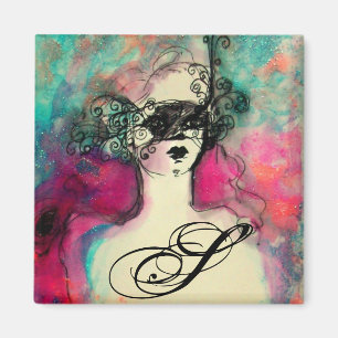 CHARM MONOGRAM MAGNET