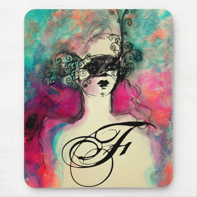 CHARM MONOGRAM MOUSE MAT (Front)