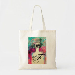 CHARM MONOGRAM / Mysterious Beauty with Mask Tote Bag