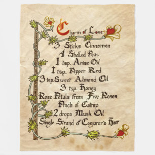 Charm Of Love Fleece Blanket