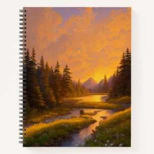 Charm of the Golden Sunset Notebook