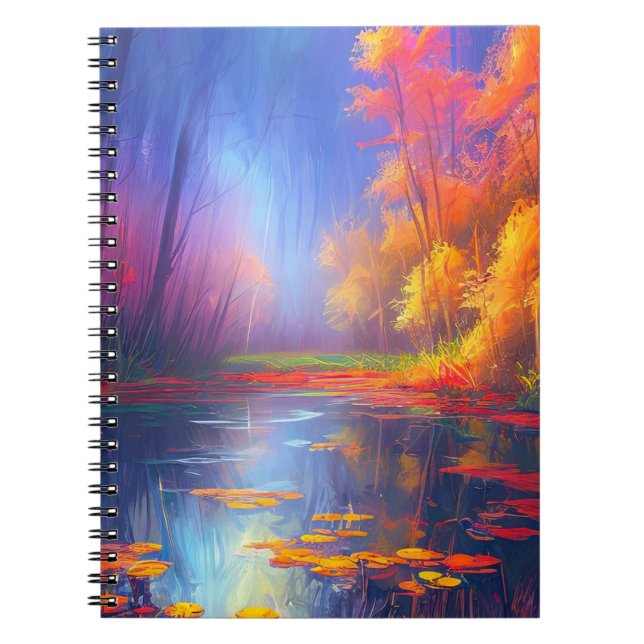 Charm of the Misty Forest Swamp Notebook (Front)