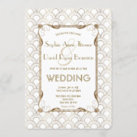Charm Old Hollywood Great Gatsby White Wedding