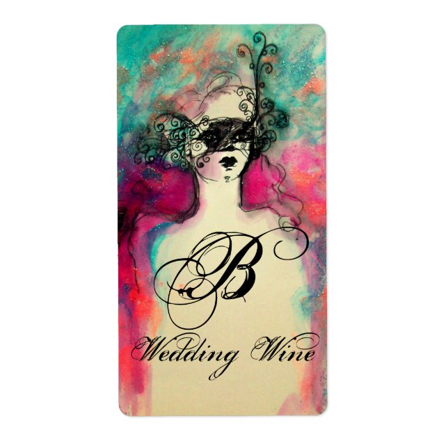 CHARM WEDDING WINE MONOGRAM (Front)