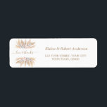 Charm White Roses Pampas Grass Wedding Return<br><div class="desc">Unique and elegant design featuring watercolour pink blush roses,  white orchid,  desert pampas grass dried leaves,  "love & thanks" modern calligraphy,  on a white background. Use Personalise tool to add your info. For matching items,  please,  visit my Pampas Grass Floral Collection.</div>