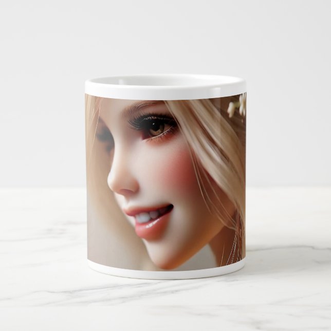 "Charmed Dolls: Guardian of Dreams and Memories Large Coffee Mug (Front)