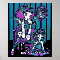 "Charmed" Gothic Couture Magical Fairy Poster