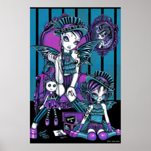 "Charmed" Gothic Couture Magical Fairy Poster