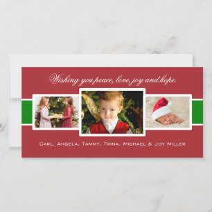 Charmed Trio Christmas Photo Card