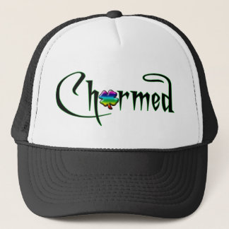 Charmed w/Rainbow Shamrocks Trucker Hat