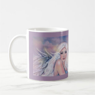 Charmeine Heavenly angel art by Renee Lavoie   Coffee Mug