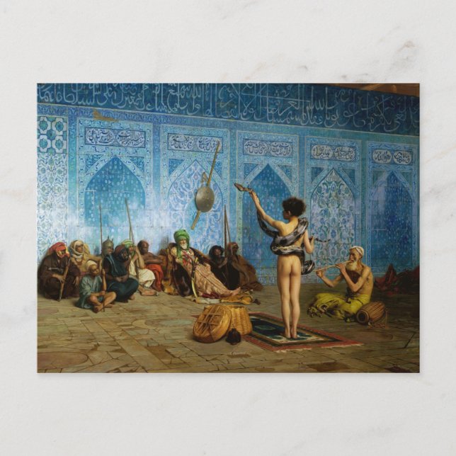 Charmer of Serpents Postcard (Front)