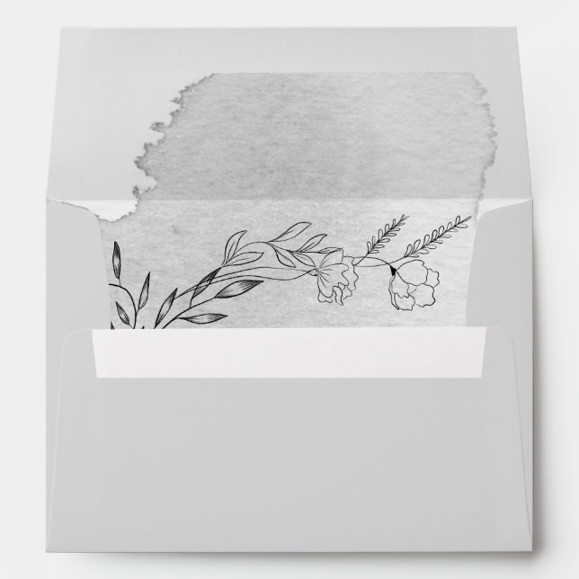 Charmin Nature pre-addressed wedding envelope (Back (Bottom))