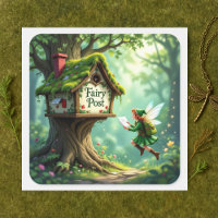 Charming Adorable Whimsical Fairy Post Seals