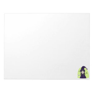 Charming Angry Cute Witch Notepad