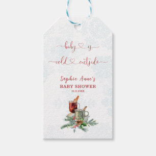 Charming Baby Is Cold Outside Baby Shower  Gift Tags
