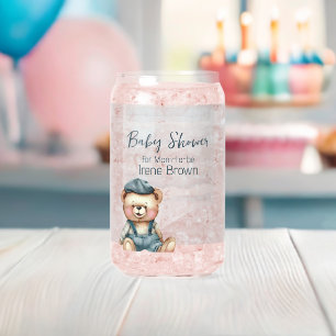 Charming Baby Shower Can Glass