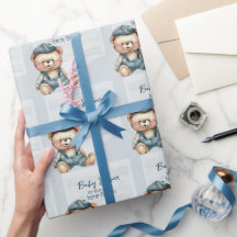 Charming Baby Shower Gift Wrap
