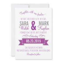Charming Banner Invitations