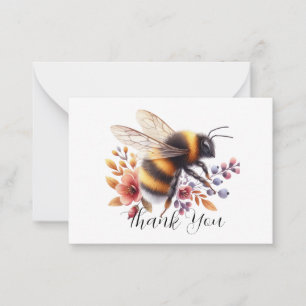 Charming Bee Thank You Card