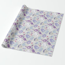 Charming Bird Pattern Gift Wrap_ Elegant & Nature