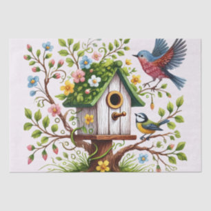 Charming Birds & Blooms Tissue Paper