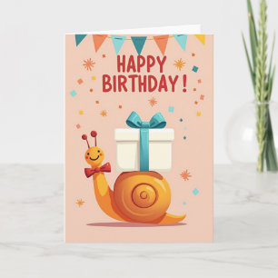 Charming Birthday Illustration Card