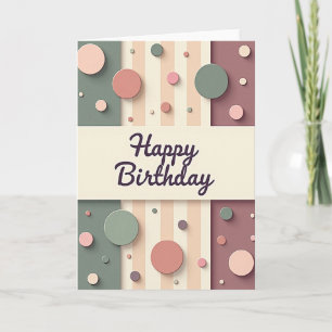 Charming Birthday Panel Card
