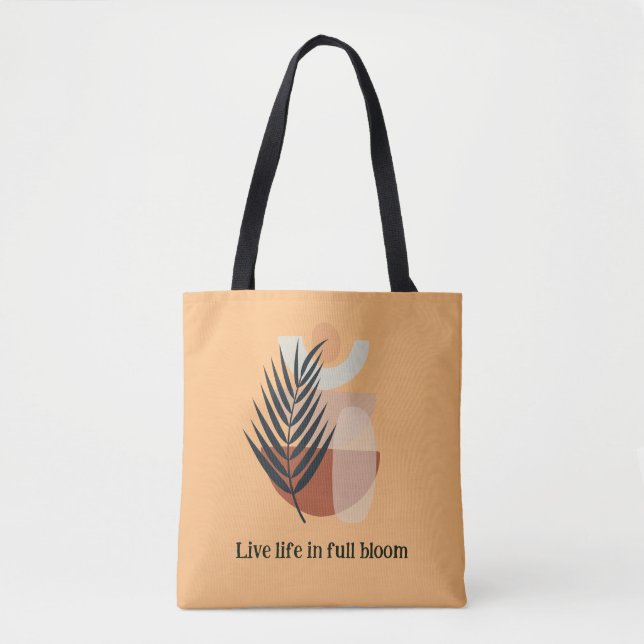 Charming Boho Floral Tote Bag - Nature's Delight (Front)