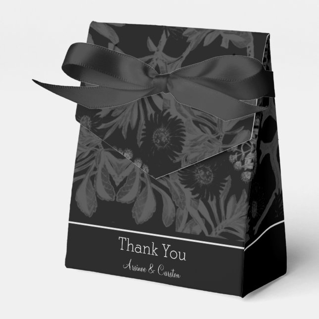 Charming Botanical Favour Box (Front Side)