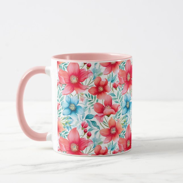 Charming Bouquet Ranya Pattern-65292 Mug (Left)
