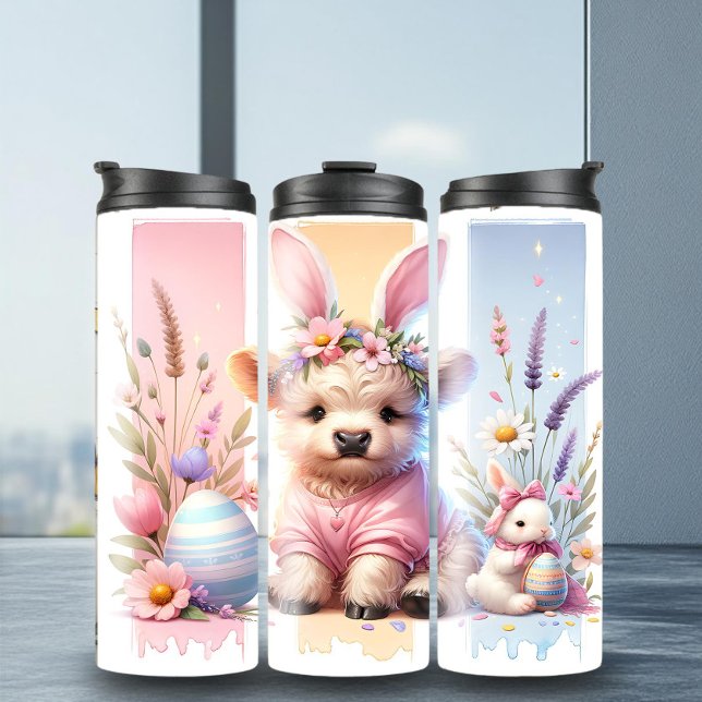 Charming Brushstroke Easter Highland Tumbler (Creator Uploaded)