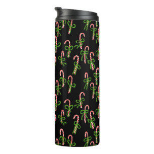 Charming Candy Canes Sweet Christmas Xmas Holiday Thermal Tumbler