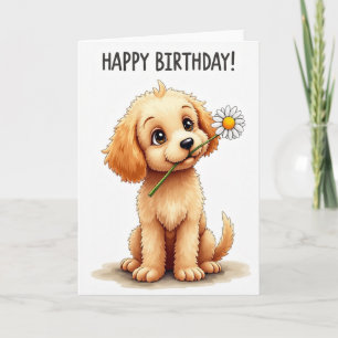 Charming Canine Birthday Card