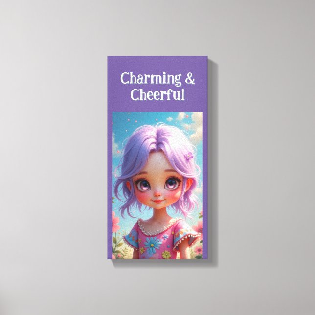 Charming Canvas Print (Front)