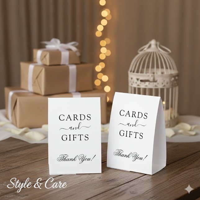 Charming Cards & Gifts (Charming Cards & Gifts Paper Table Tent)